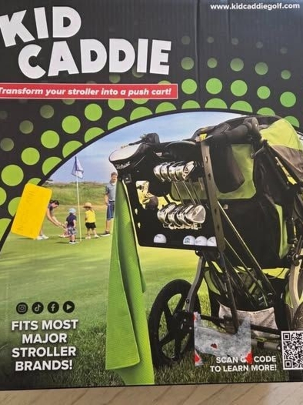 Kid Caddie Golf Club Holder for Strollers